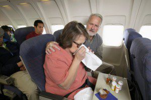preventing sickness while flying